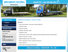 Tablet Screenshot of odtahova-sluzba-kovar.cz